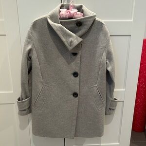 Banana Republic Gray Pea Coat
